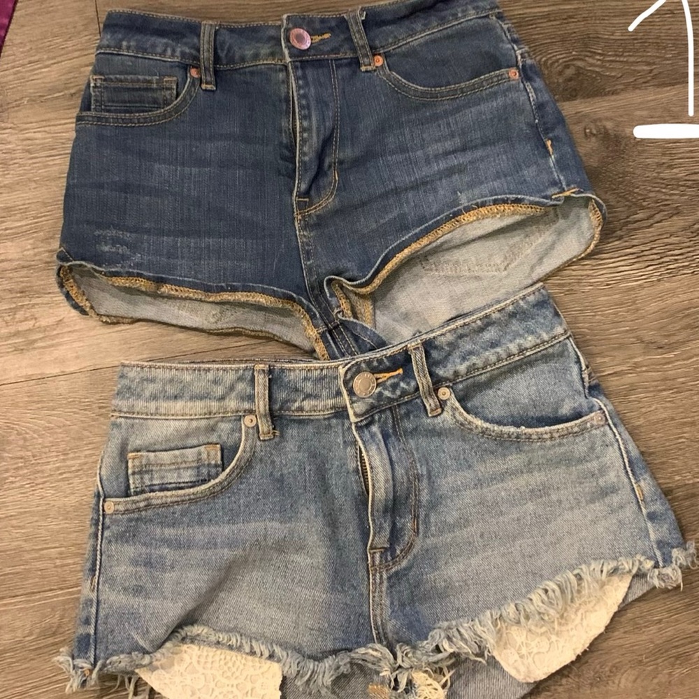 High waisted shorts